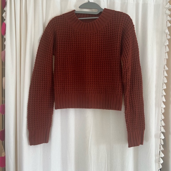 Lulu's Women's Rust Sweater - Picture 2 of 3